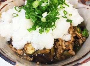 ナスと豚コマの大根おろし和え-レシピのメイン写真