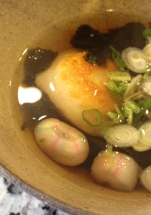 揚げ餅入り海苔吸い-レシピのメイン写真