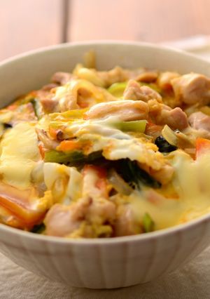 一品完結！チーズ親子丼～適塩～-レシピのメイン写真