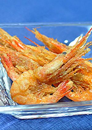 油ハネしにくい？甘エビの唐揚げ♪-レシピのメイン写真