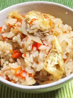エノキとツナの炊き込みご飯-レシピのメイン写真