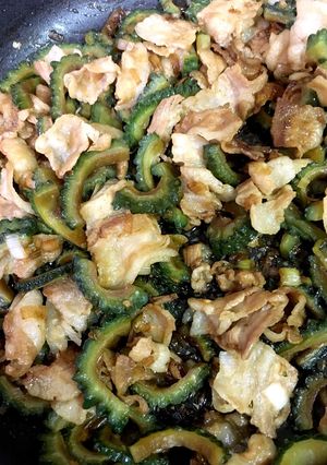 ゴーヤと豚肉の炒め物-レシピのメイン写真