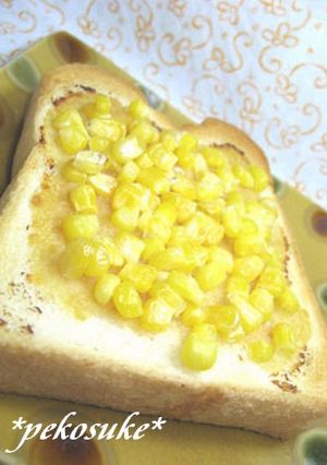 味噌バタコーン**トースト-レシピのメイン写真