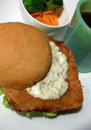 はんぺんdeフィッシュバーガー♪-レシピのメイン写真