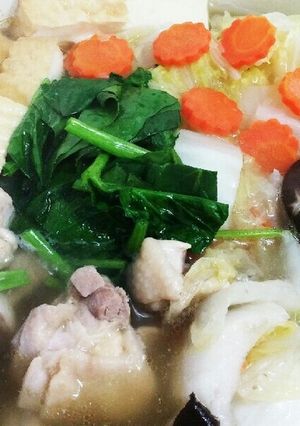 鶏肉と野菜の日本酒たっぷり煮込み鍋-レシピのメイン写真