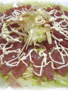 簡単☆マグロのカルパッチョ-レシピのメイン写真