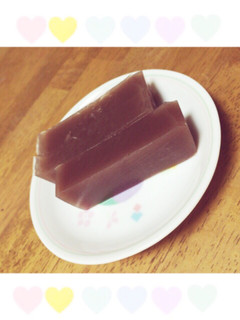 簡単!おいしい♪水ようかん-レシピのメイン写真