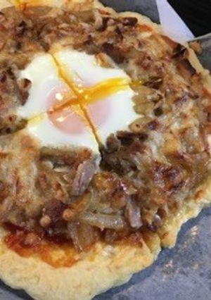 焼肉ピザ（じゃがいも練り込み生地）-レシピのメイン写真