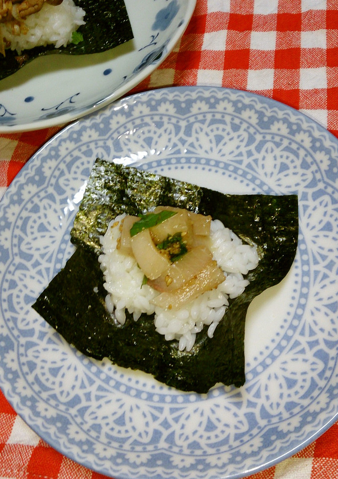 手巻き　ぶりの漬け-レシピのメイン写真