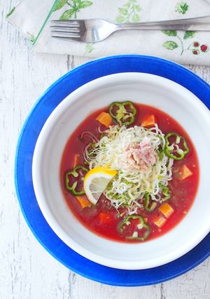 美的!サッポロ1番トマ塩サラダ麺-レシピのメイン写真