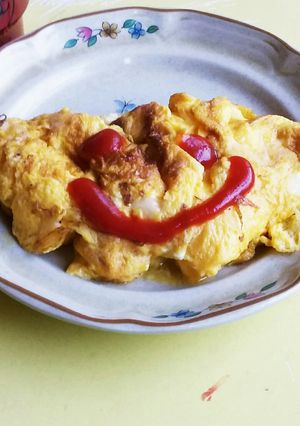 ふんわりオムレツ-レシピのメイン写真