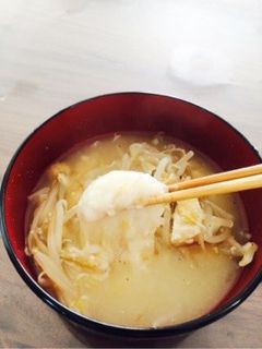 お餅消費、ランチにも♪洋風餅入り味噌汁☆-レシピのメイン写真
