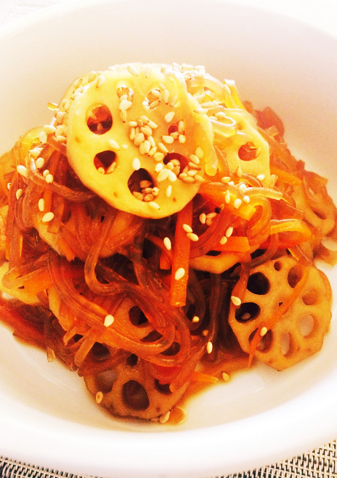 蓮根と白滝の炒め煮-レシピのメイン写真