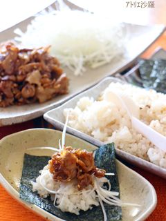 焼肉巻いて手軽で楽しい✿手まきごはん✿-レシピのメイン写真