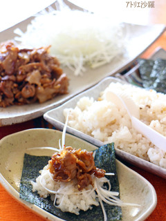 焼肉巻いて手軽で楽しい✿手まきごはん✿-レシピのメイン写真