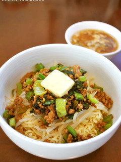 野菜と豚肉の味噌バター混ぜそば-レシピのメイン写真