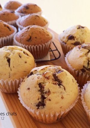 強力粉でチョコチップマフィン♡-レシピのメイン写真