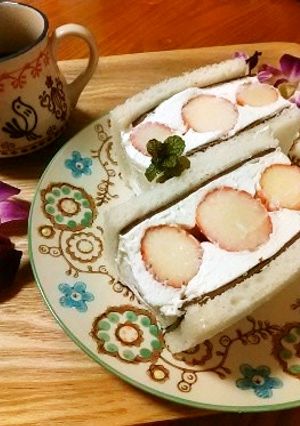 生チョコ♥フルーツサンド-レシピのメイン写真