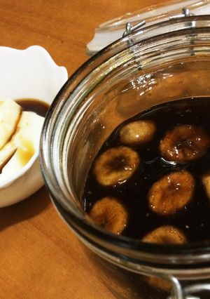 黒酢＆黒糖バナナ酢♡お通じ、ダイエット-レシピのメイン写真