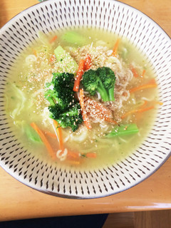 野菜あんかけ塩レモンラーメン!簡単!-レシピのメイン写真