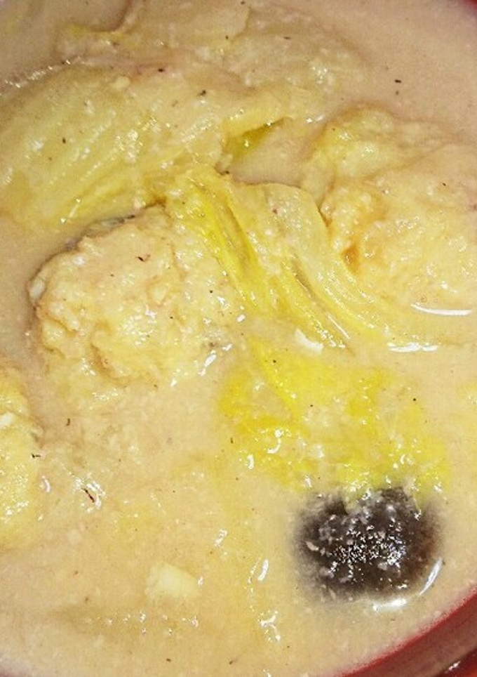 釣りたてアジのつみれ粕汁-レシピのメイン写真
