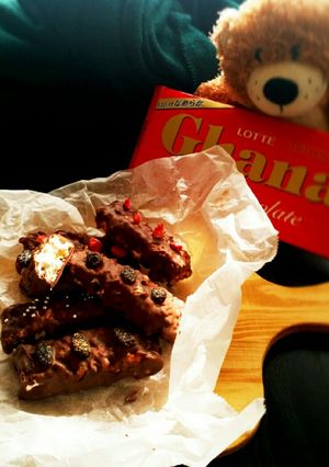 バレンタイン友チョコにグラノラチョコバー-レシピのメイン写真