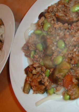 野菜たっぷりジャージャーうどん-レシピのメイン写真