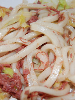 一人ごはん☆レモン風味の焼きうどん-レシピのメイン写真