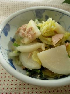 かぶと白菜のツナ煮-レシピのメイン写真