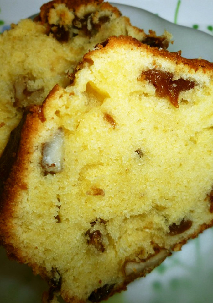 ☆今日のおやつ☆ドライフルーツのケーキ-レシピのメイン写真