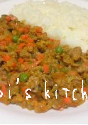 給食レシピ★ドライカレーライス★-レシピのメイン写真