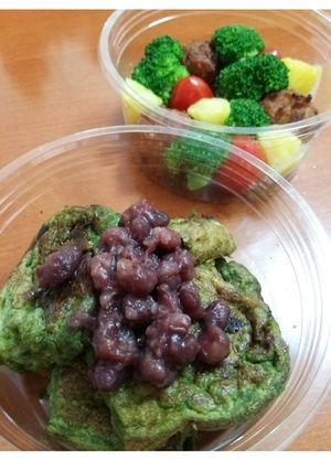 抹茶（青汁）de フレンチトースト弁当☆-レシピのメイン写真