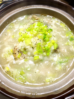 参鶏湯風餅入り鍋♪おろしたっぷり♪-レシピのメイン写真
