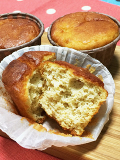 グルテンフリー大豆粉マフィン-レシピのメイン写真