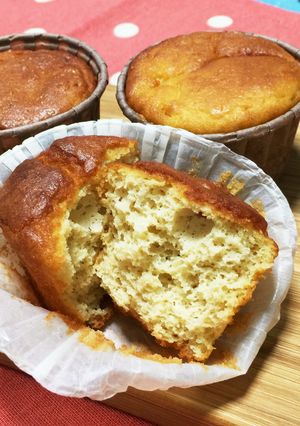 グルテンフリー大豆粉マフィン-レシピのメイン写真