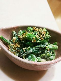 パパっと!菜の花の辛子マヨ和え-レシピのメイン写真