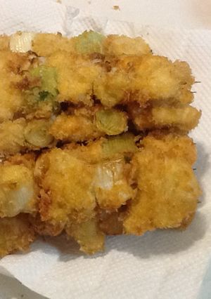 あっさり柔らか鶏胸肉のねぎま串カツ-レシピのメイン写真