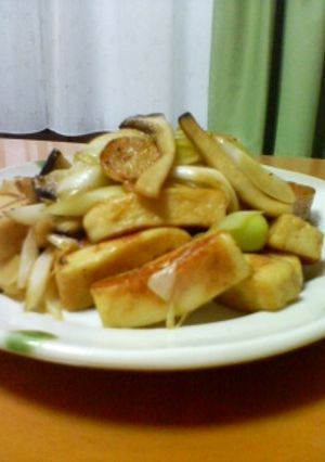 はんぺんのにんにく醤油炒め-レシピのメイン写真
