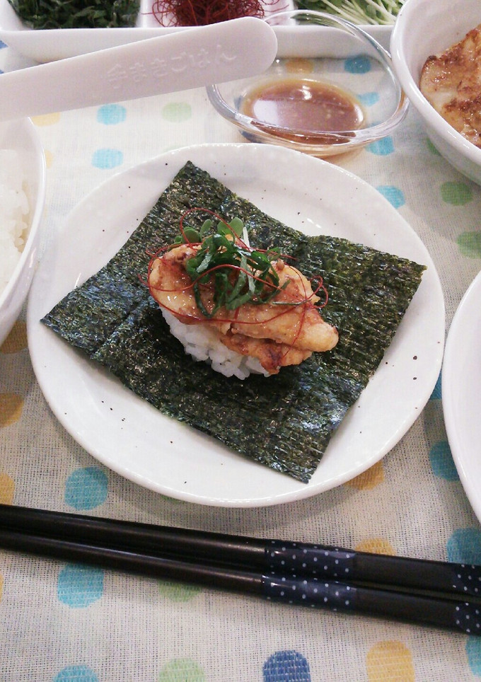 手まきごはん☆鯛の卵黄ごまだれ焼き-レシピのメイン写真