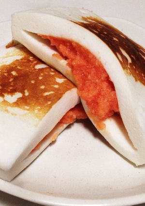 はんぺんで明太マヨネーズ挟み焼き-レシピのメイン写真