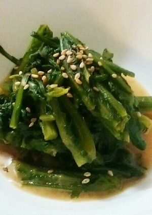 ☆春菊の和がらし醤油あえ☆-レシピのメイン写真