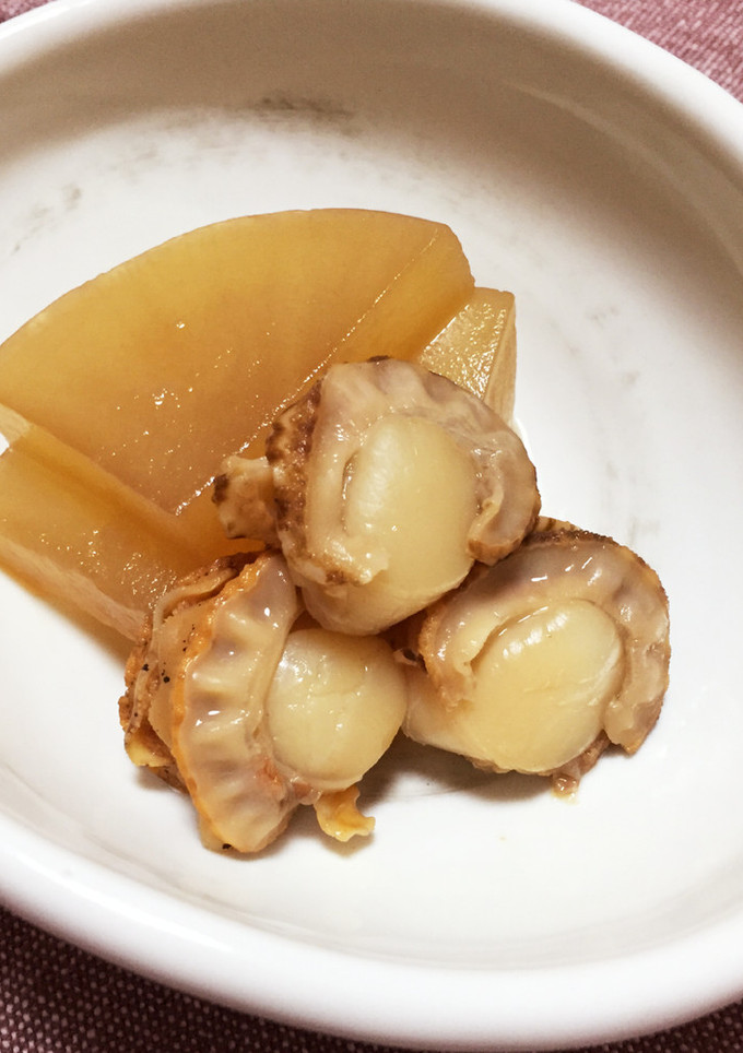 簡単！ベビー帆立と大根のうま煮-レシピのメイン写真