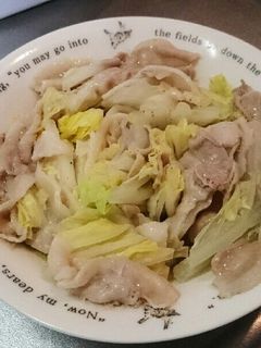 レンジで簡単!豚バラと白菜のミルフィーユ-レシピのメイン写真