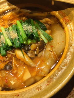真鱈とキノコとお豆腐の熱辛旨鍋-レシピのメイン写真