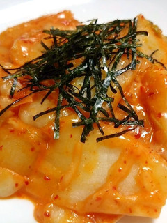 ☆フライパンで餅キムチーズ☆-レシピのメイン写真