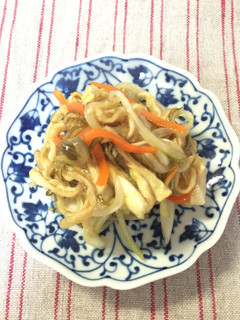 切り干し大根 玉ねぎ 野菜南ばん-レシピのメイン写真
