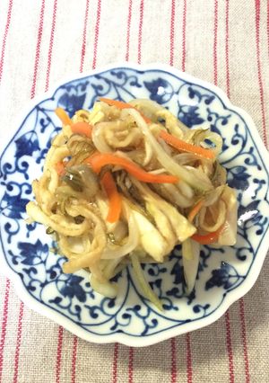 切り干し大根 玉ねぎ 野菜南ばん-レシピのメイン写真