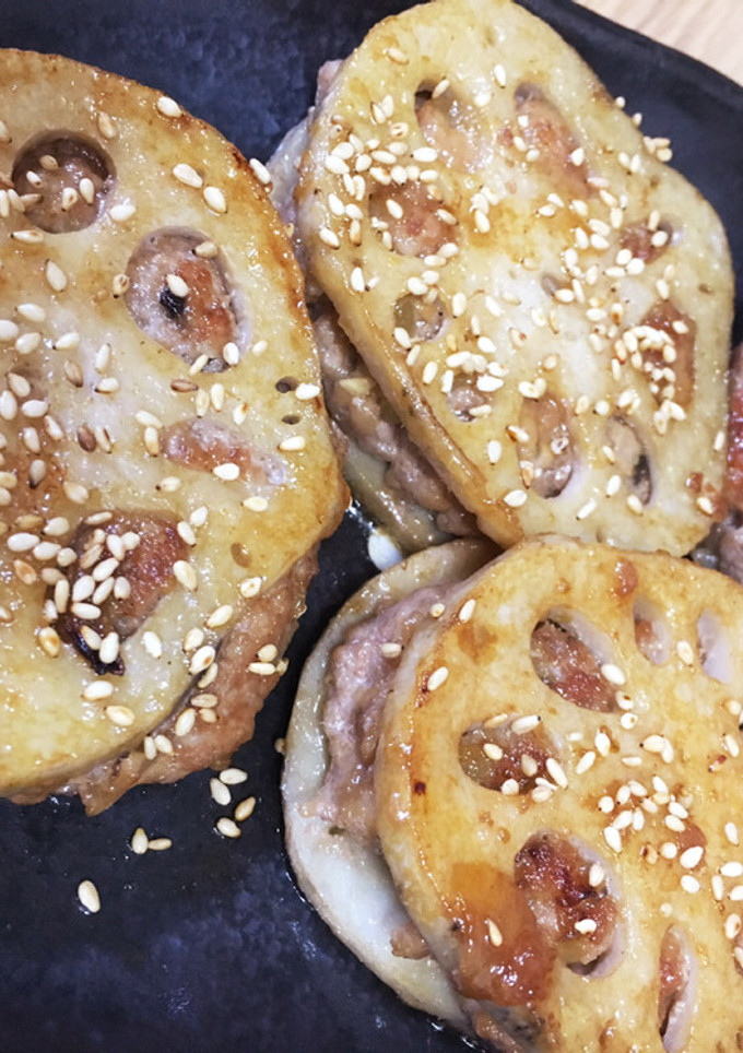 簡単◎蓮根のはさみ焼き柚子胡椒風味-レシピのメイン写真