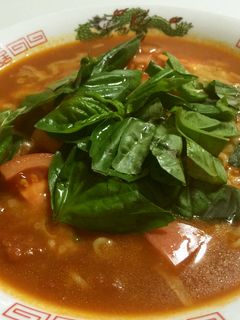 サッポロ一番味噌ラーメンのイタリアン風-レシピのメイン写真