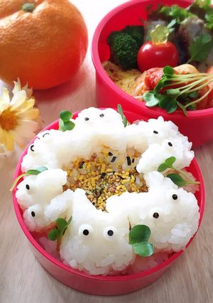 もりもり小トトロ弁当-レシピのメイン写真